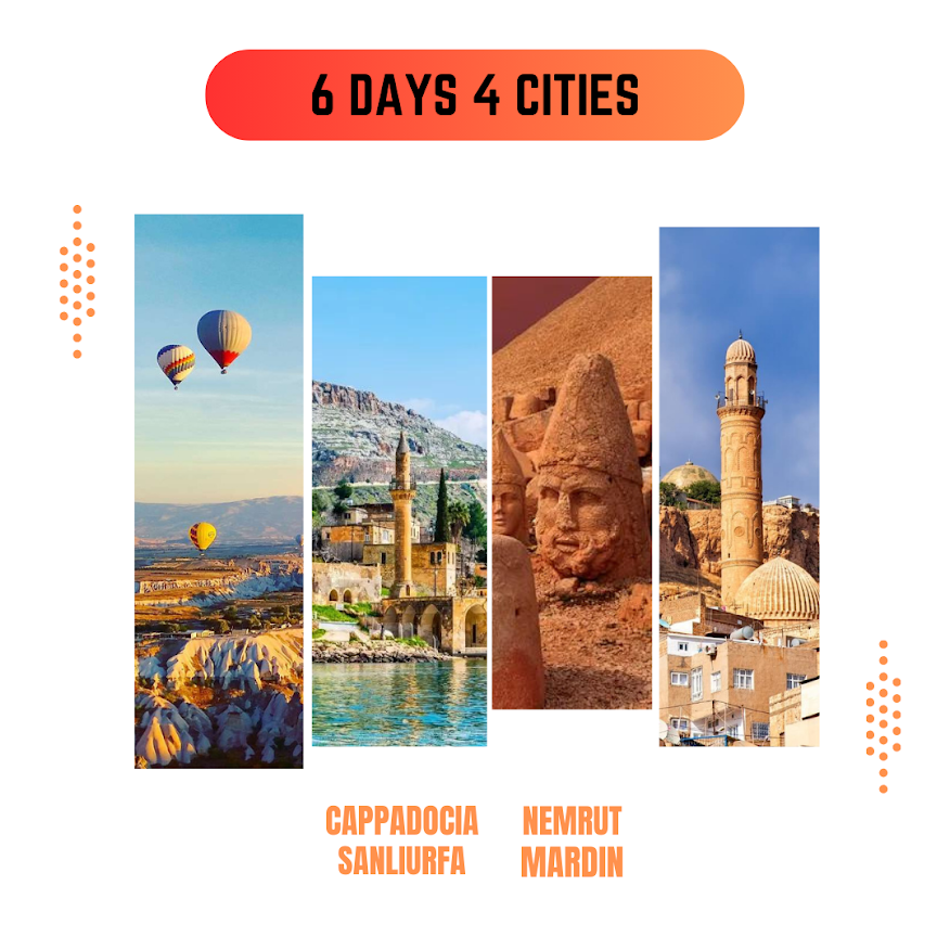 6 days 4 cities / Cappadocia – Nemrut Tour